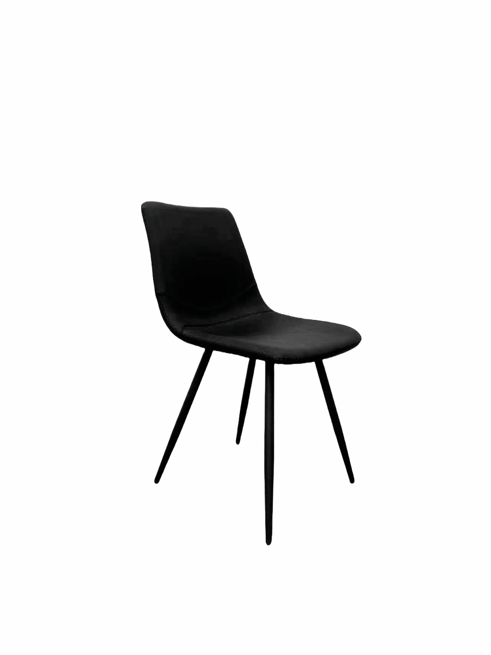 Lino 1KT, châssis noir mat, housse noir