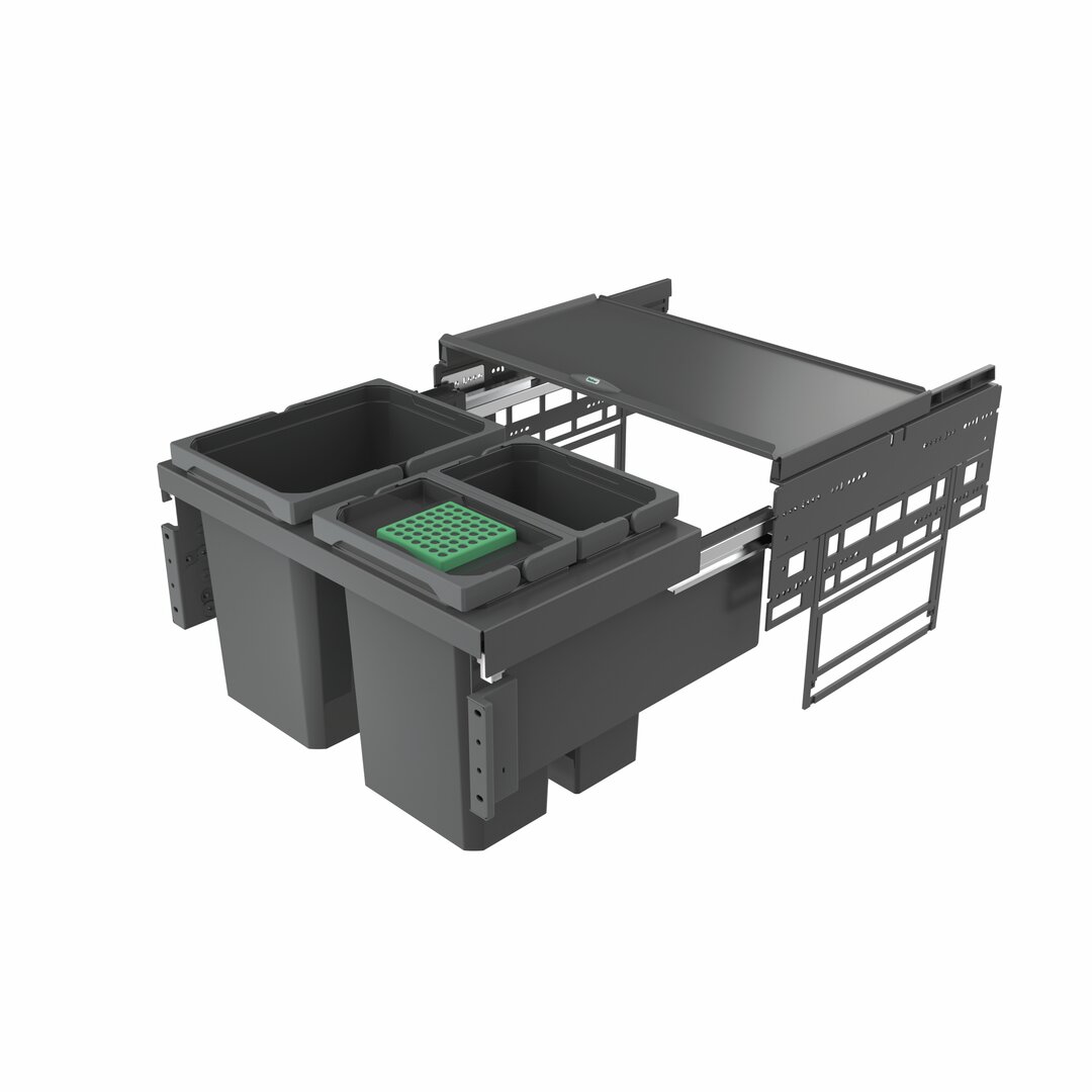 Cox® Base 360 K/600-3, mit Biodeckel, anthrazit, H 360 mm