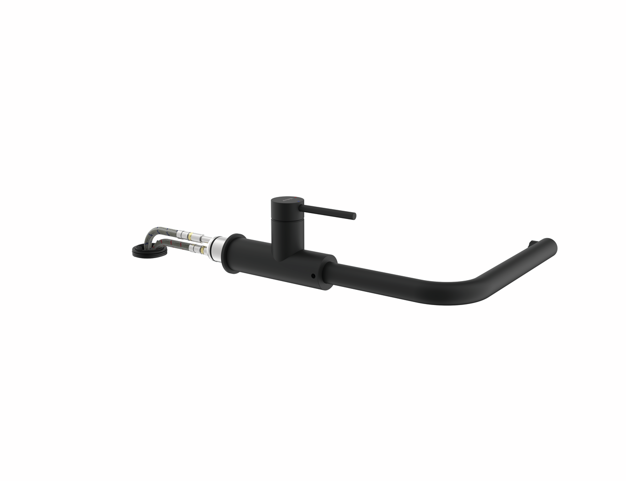 SERVIZIO Namor® 3 raamarmatuur, zwart mat, hoogdruk SERVIZIO Namor® 3 raamarmatuur, zwart mat, hoogdruk