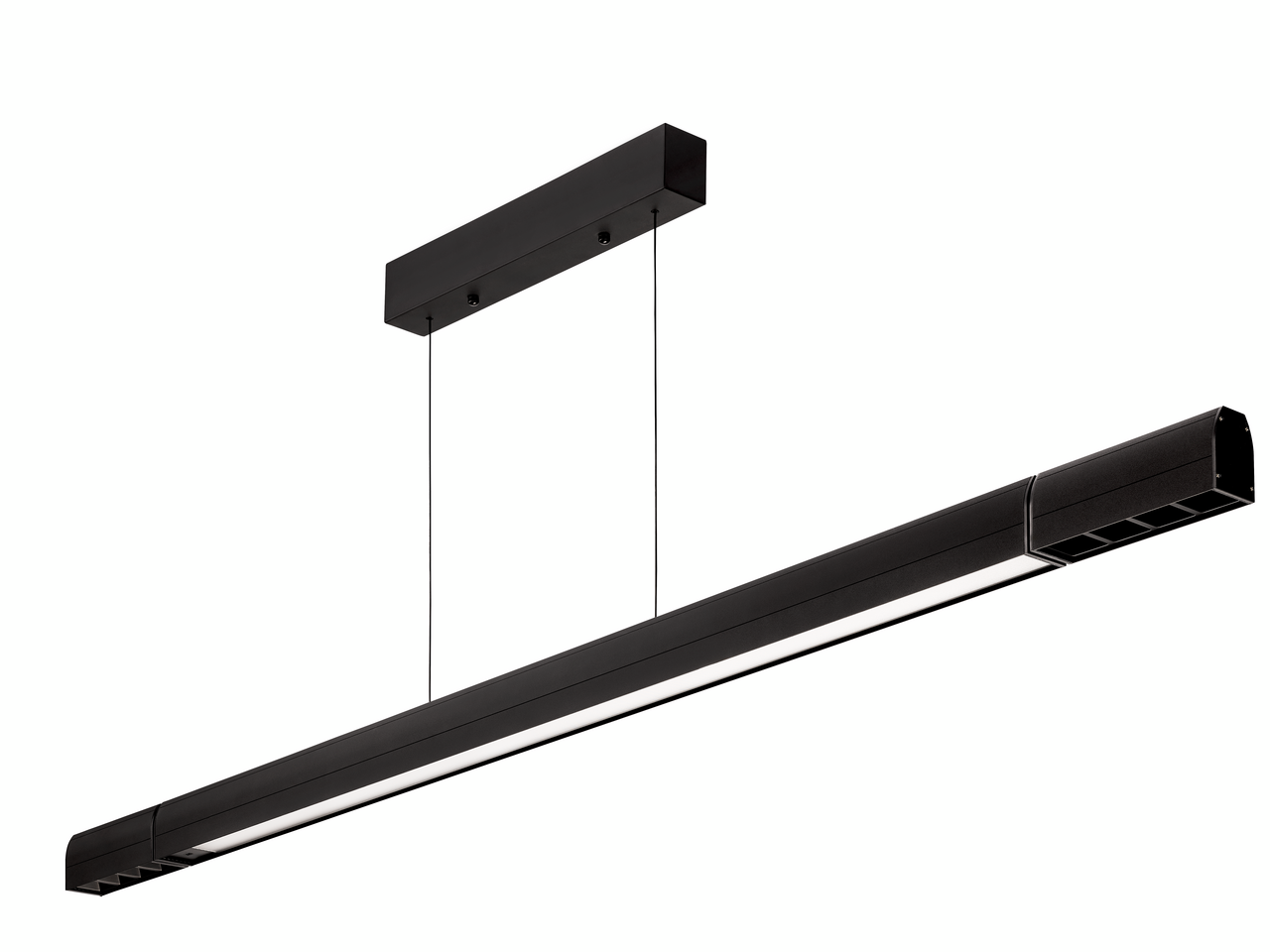 Svala LED, L 1560 mm, 40 W, black