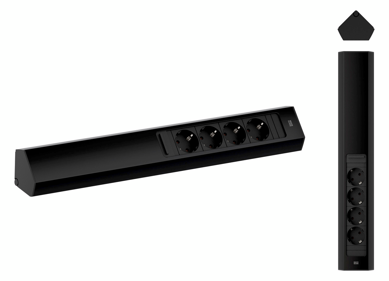 Casia 2L power strip, black matt