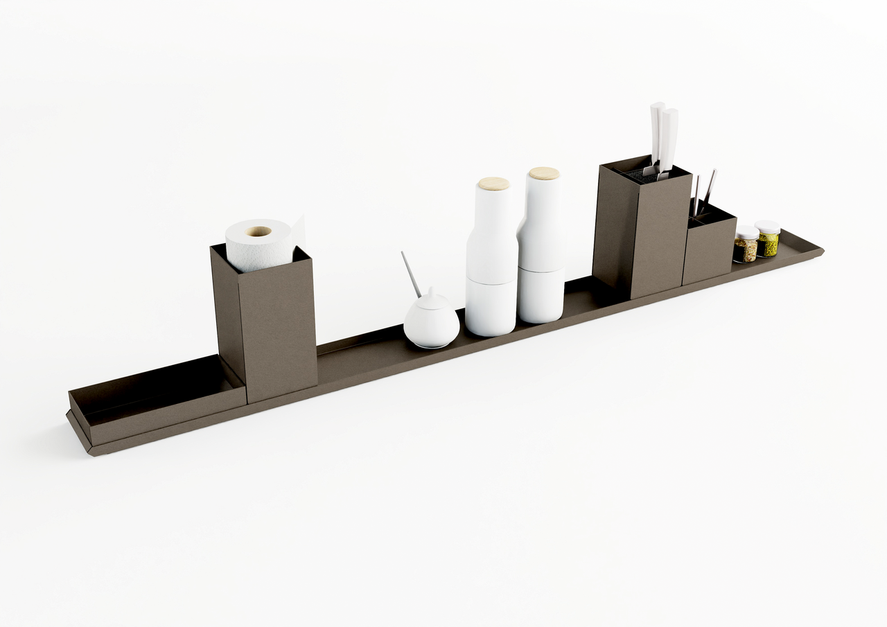 Knife block, 238 x 120 x 120 (H x W x D)