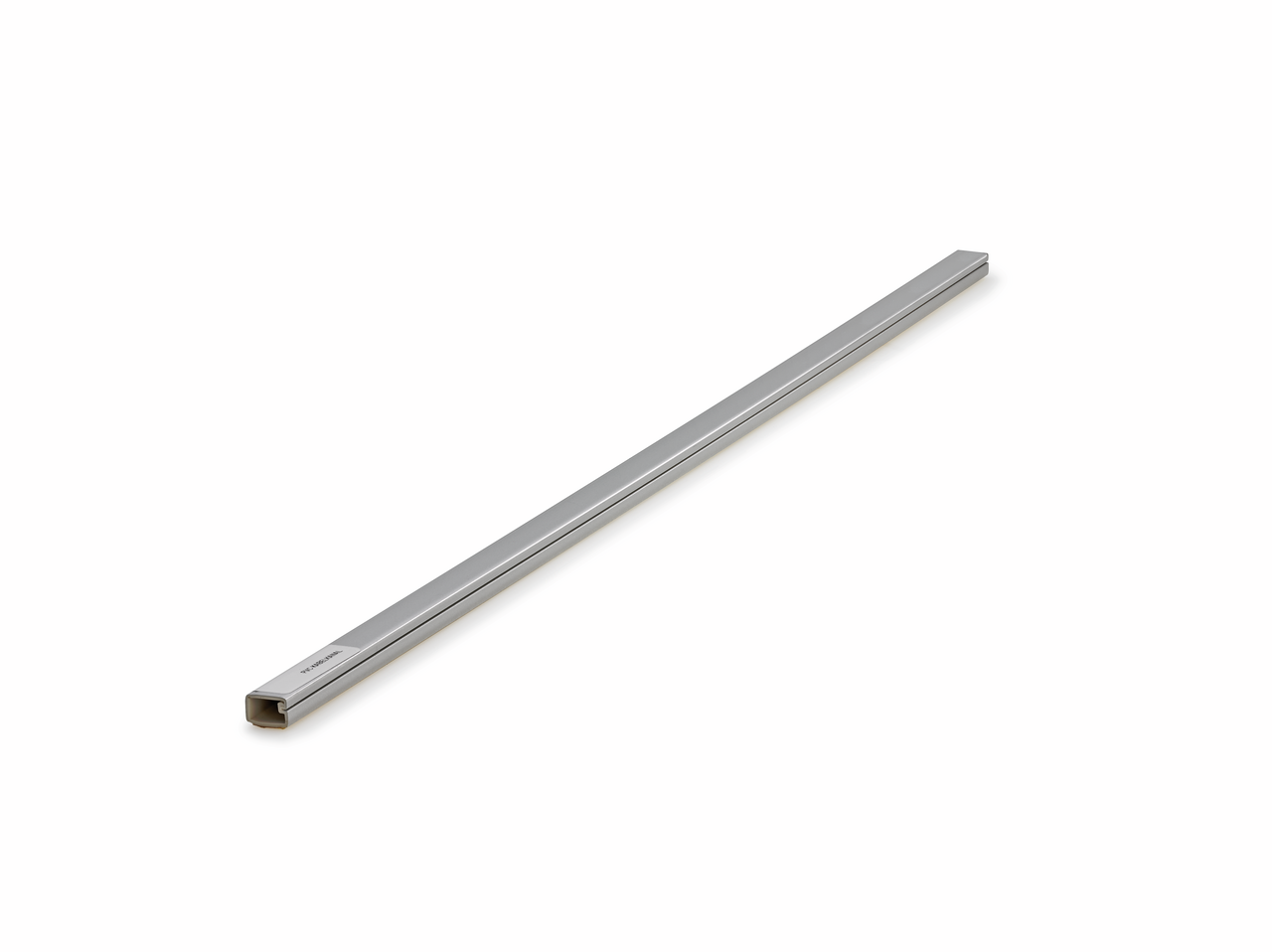 Canal pour câbles, L 497 mm, couleur acier inox