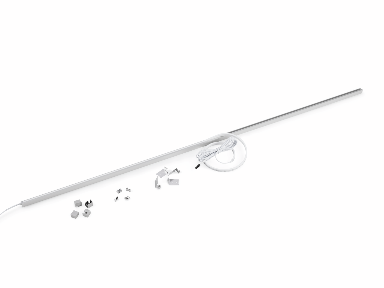 Andy colour change LED, L 1000 mm, stainless steel coloured