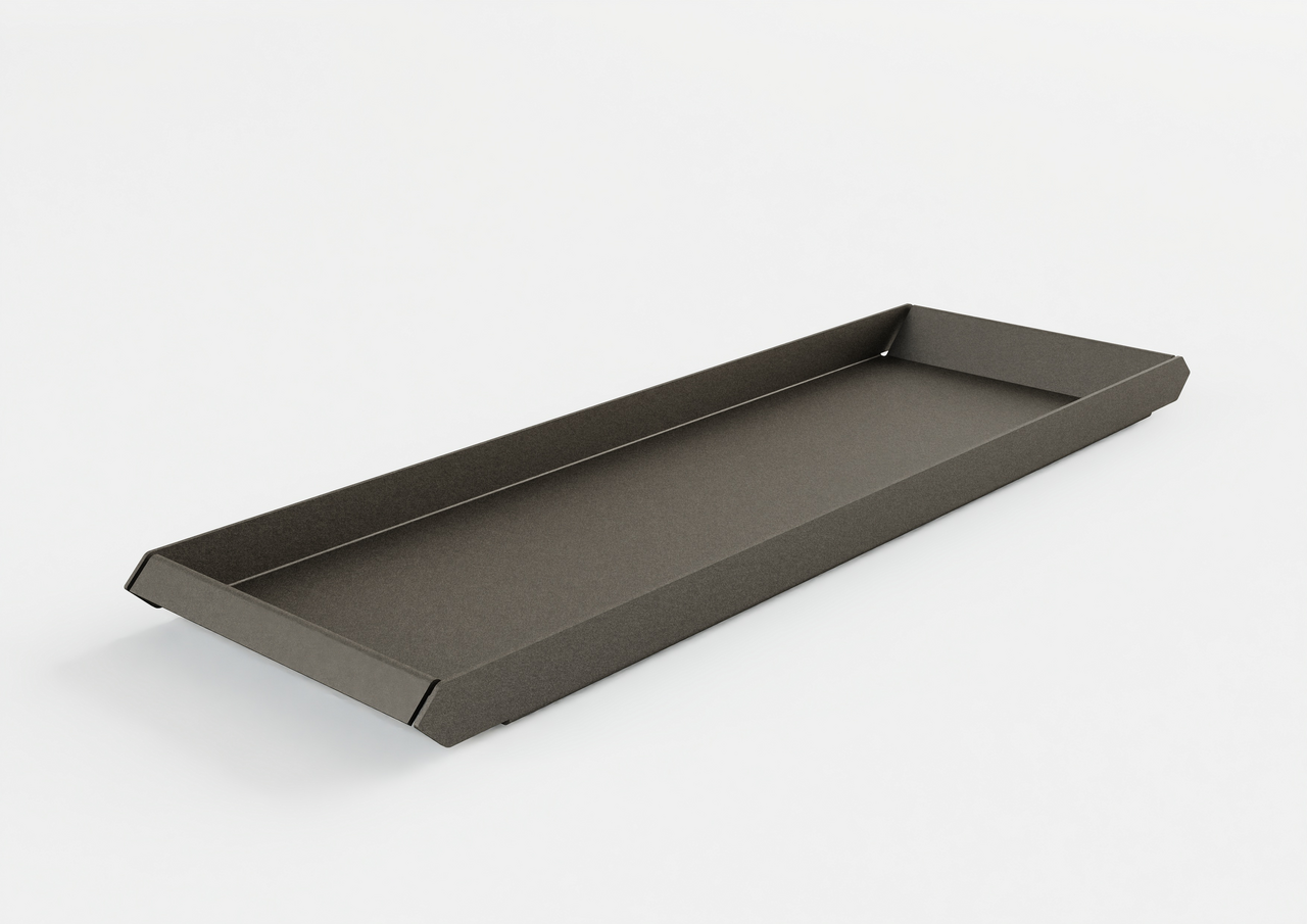 Ordana Tablett 1-reihig, 19 x 380 x 126 mm (H x B x T)
