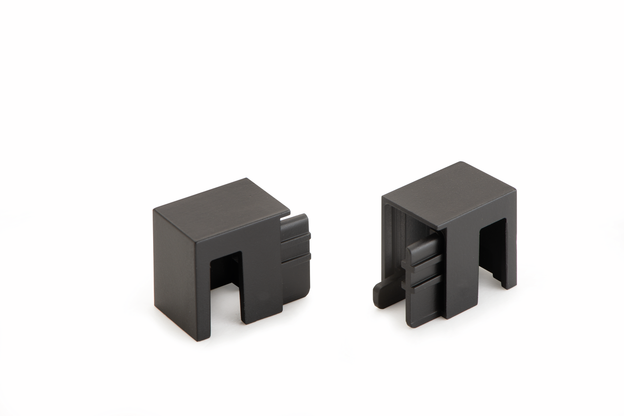 Andy set eindkappen, zwart