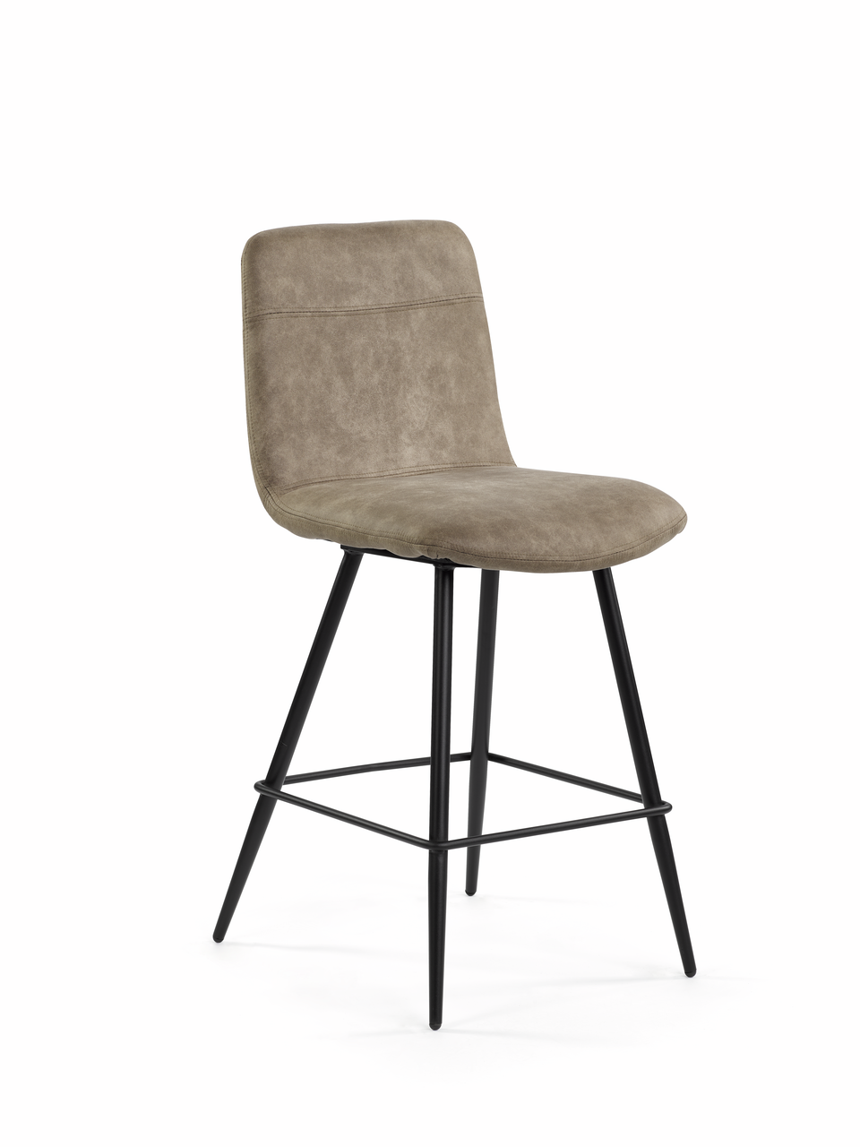 Felice 2KM, Gestell schwarz matt, Bezug dunkelkhaki