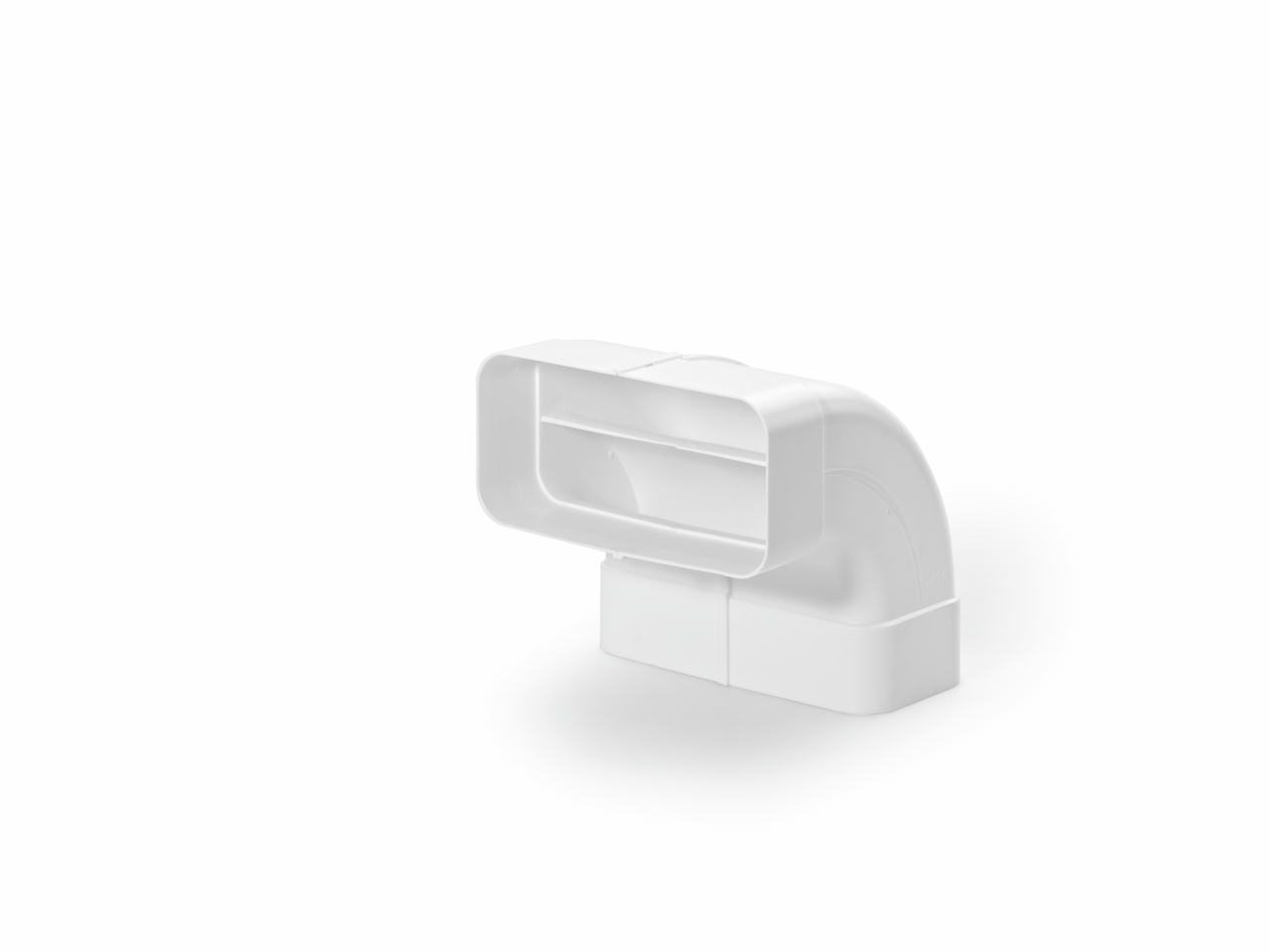 MF-RBV 125 pipe bend vertical 90°, white