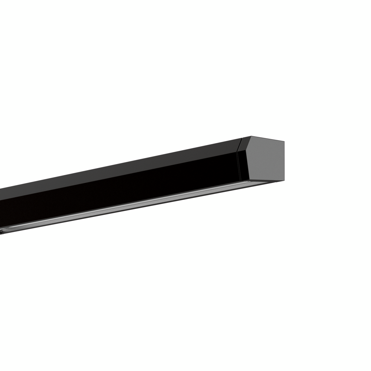 Edition colour change LED 2, L 2600 mm, 34 W, black matt, incl. 9 clips