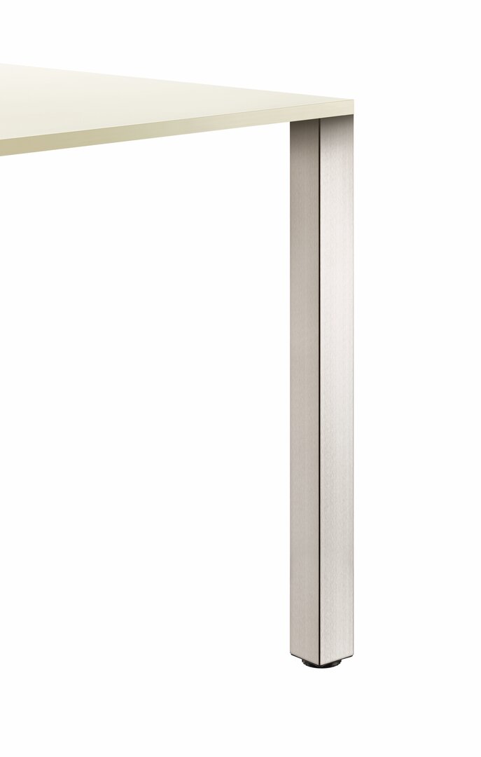 Quadra, edelstahlfarbig, H 1100 mm
