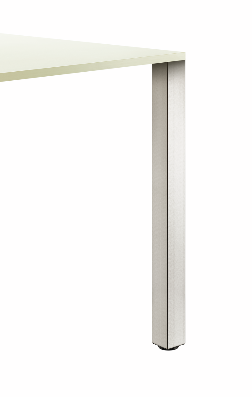 Quadra, couleur acier inox, H 1100 mm