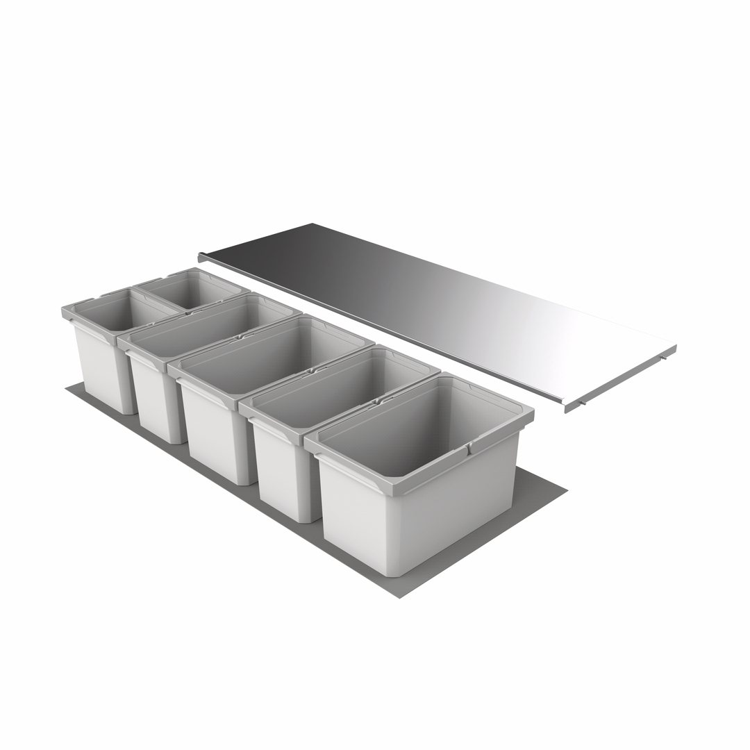  Cox® Box 235 S/1200-6, lichtgrijs
