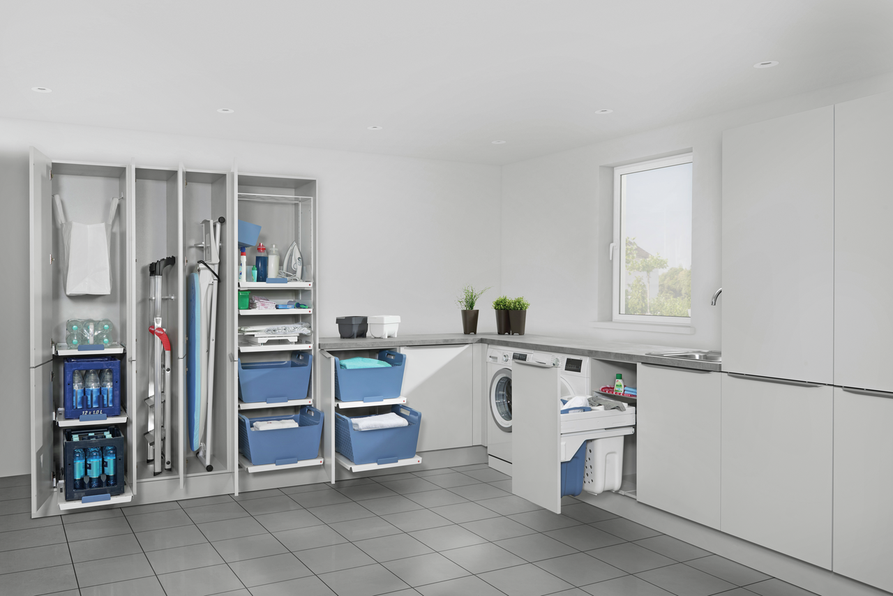 Tidy Wäschekorb, blau