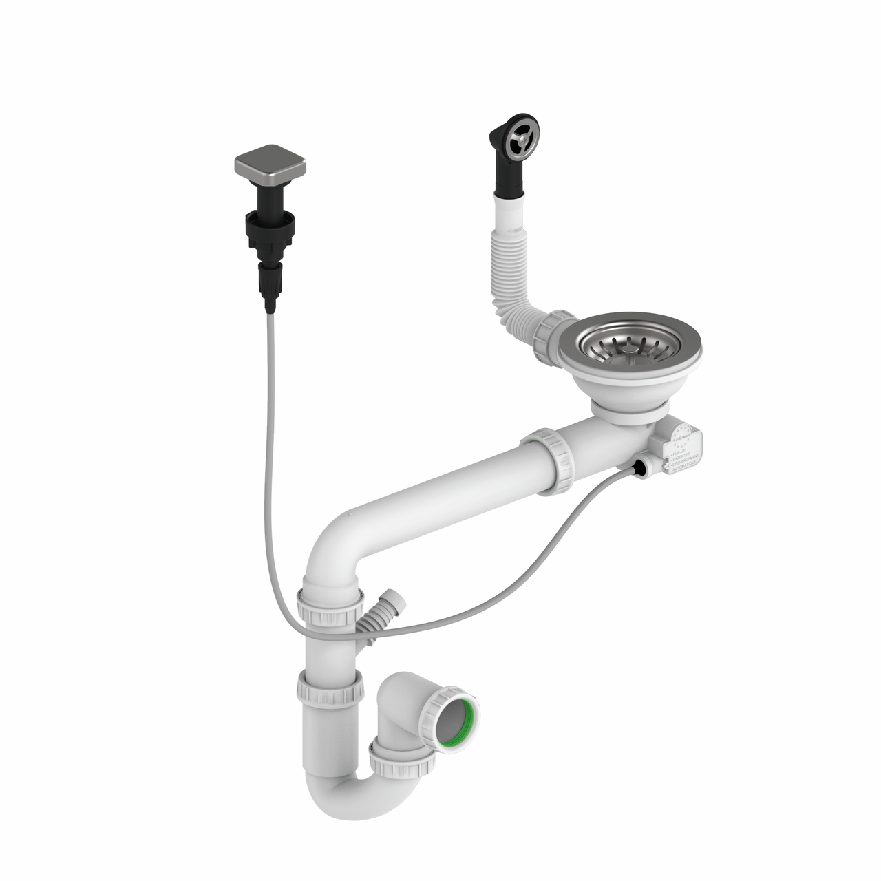 Drehexzentergarnitur, 3½" Siebkorbventil, für Angola 40 Drehexzentergarnitur, 3½" Siebkorbventil, für Angola 40