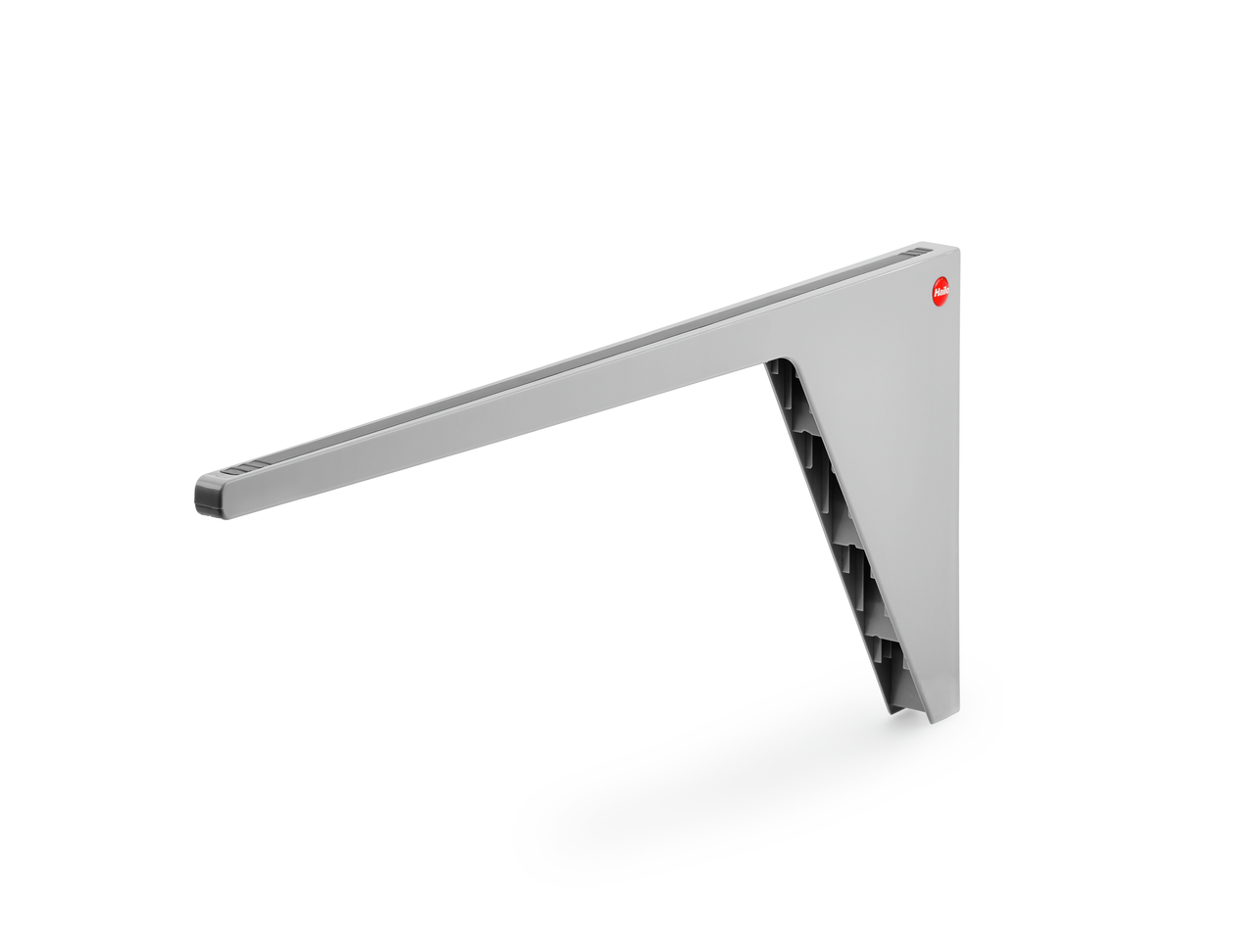 Handdoekhouder Secco S, 1-armig, licht grijs