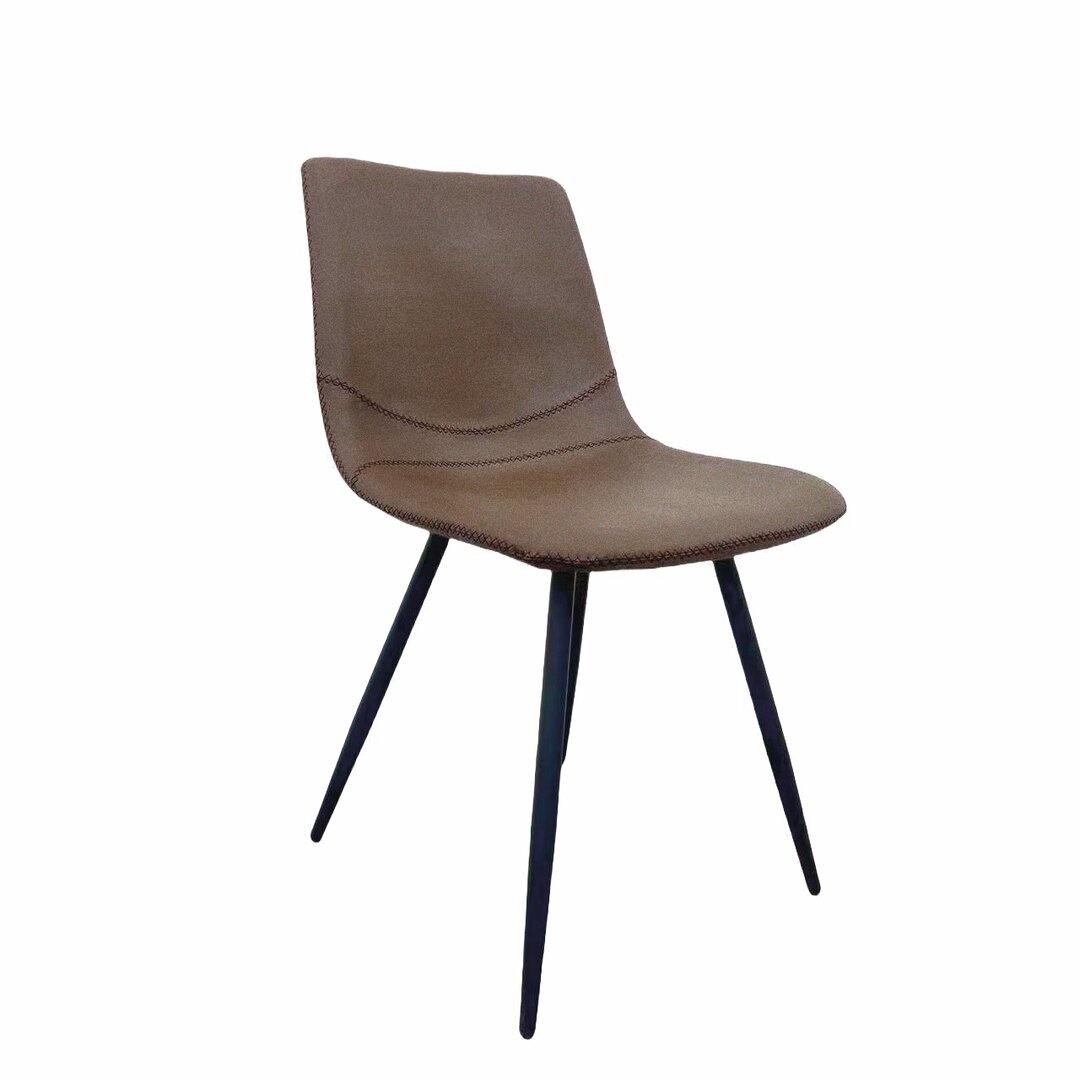 Lino 1KM, Gestell schwarz matt, Bezug dunkelkhaki
