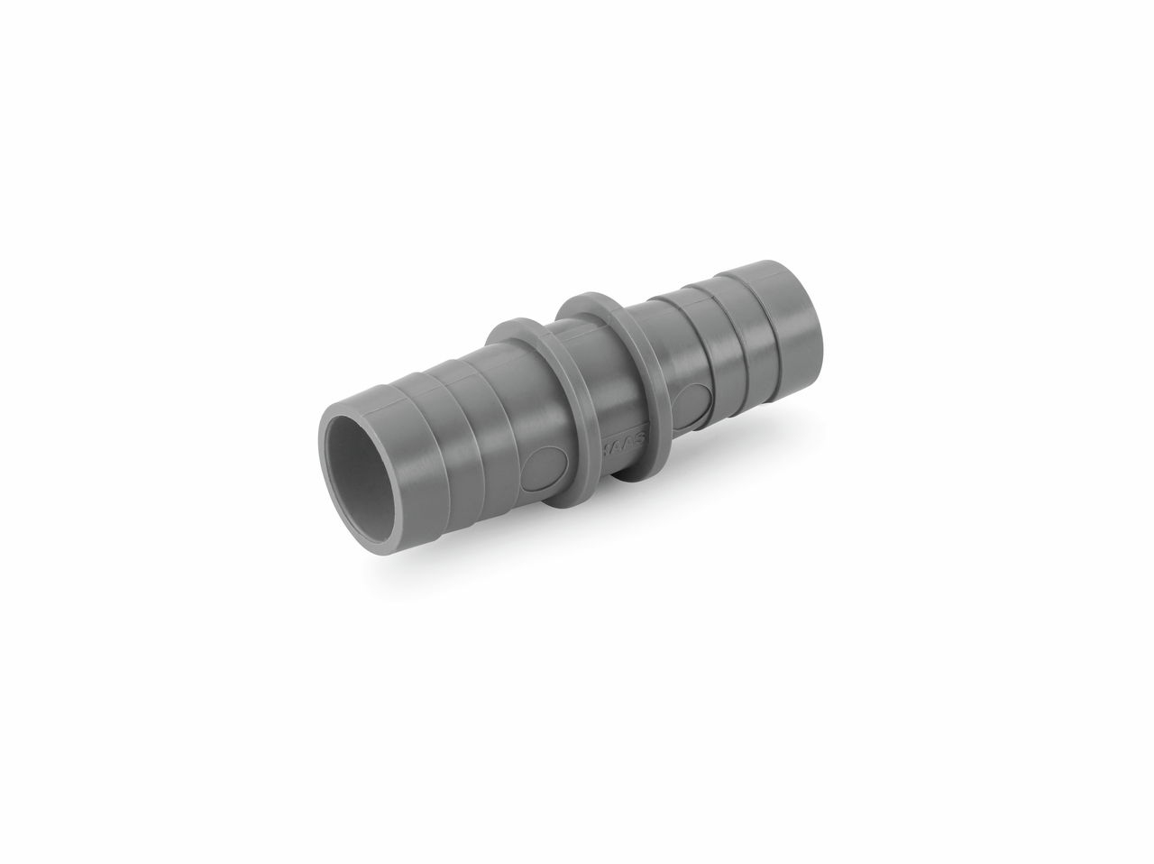 Schlauchverbindungsröhrchen 3/4" Kunststoff, L 75 mm, Ø außen 19 und 22 mm