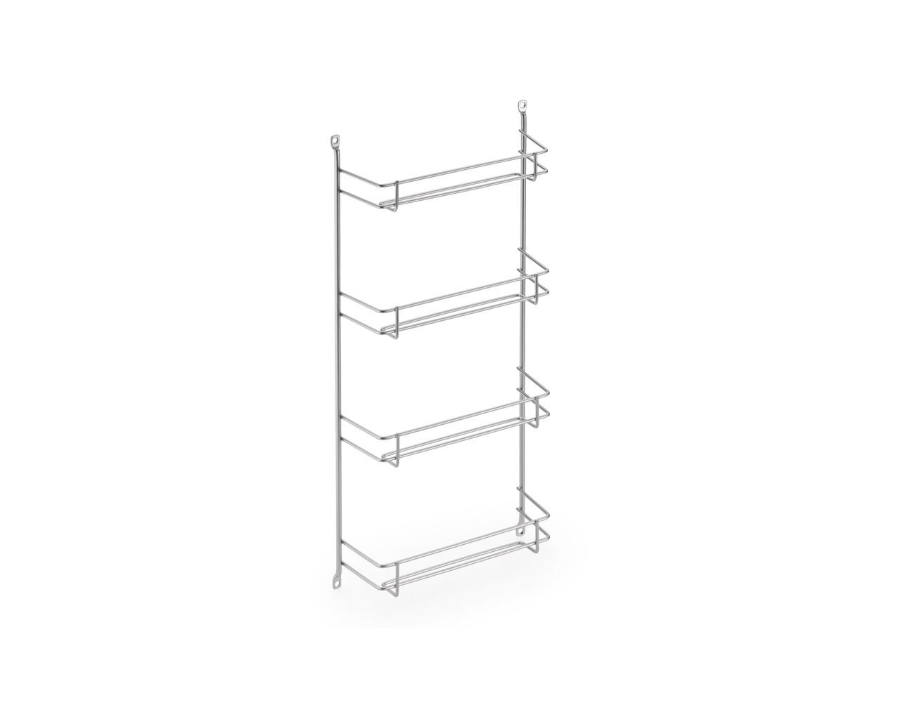 Kruidenbord zilver 1, voor 4 x 3 dozen, H 425, B 202, D 66 mm Kruidenbord zilver 1, voor 4 x 3 dozen, H 425, B 202, D 66 mm