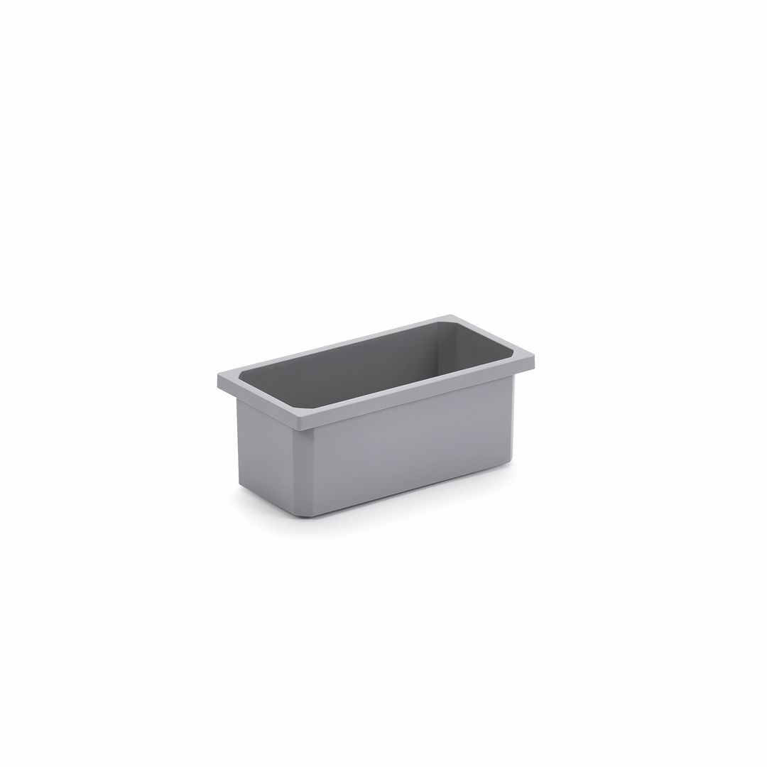 Boîte de rangement, gris foncé, 1,2 litre