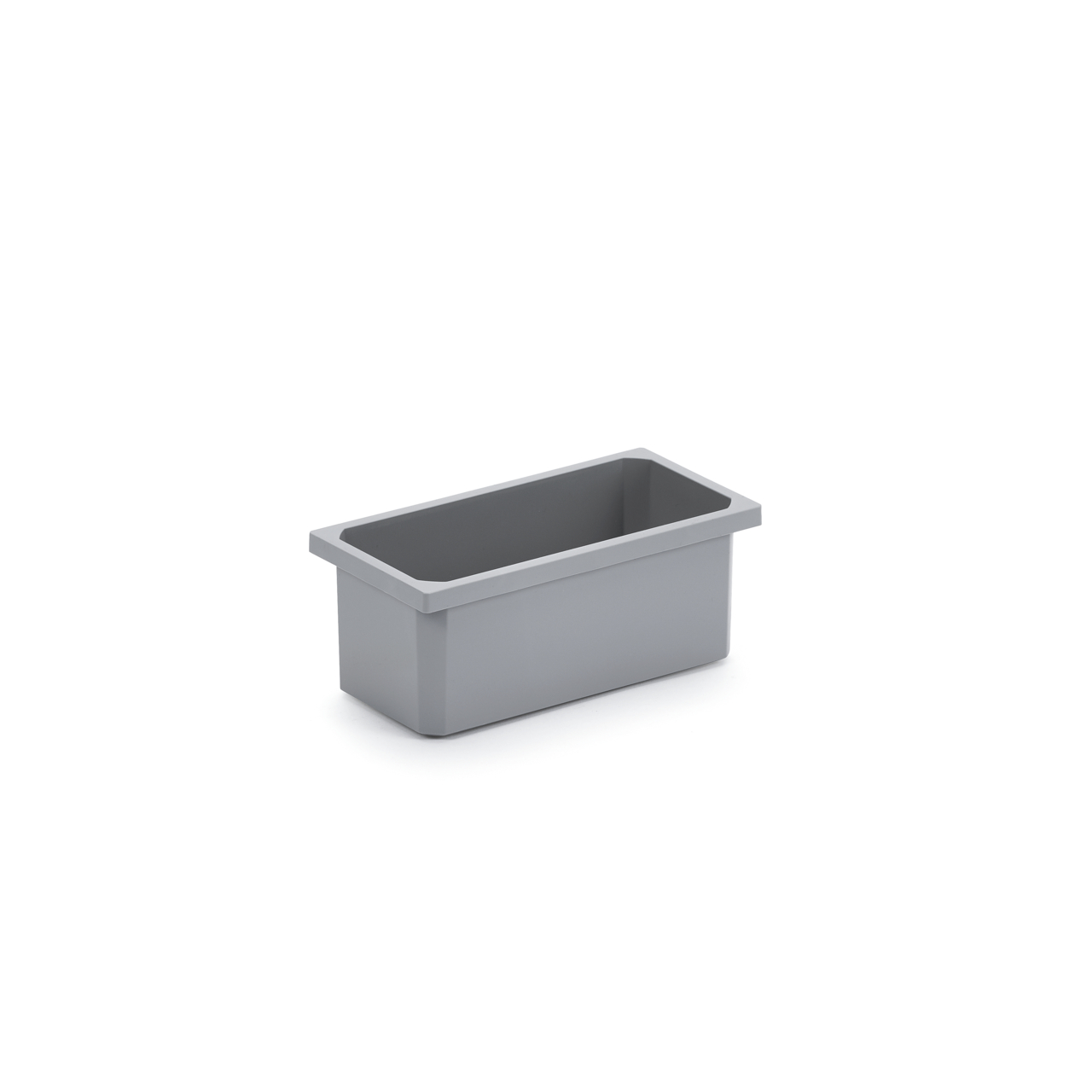 Storage box, dark grey, 1.2 liters