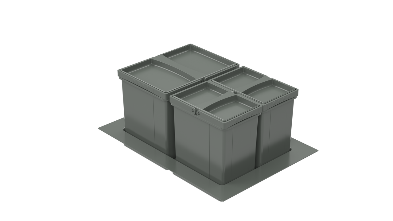 WESCO® Pullboy Versa® 265 S/500-3, antraciet, H 265 mm