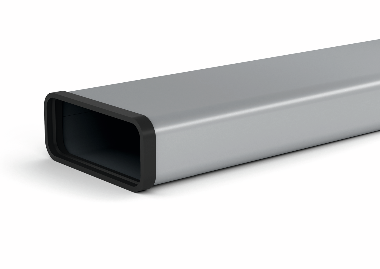 STEEL flow SF-VRO 150 tube pour conduit plat, L 1000 mm, acier galvanisé