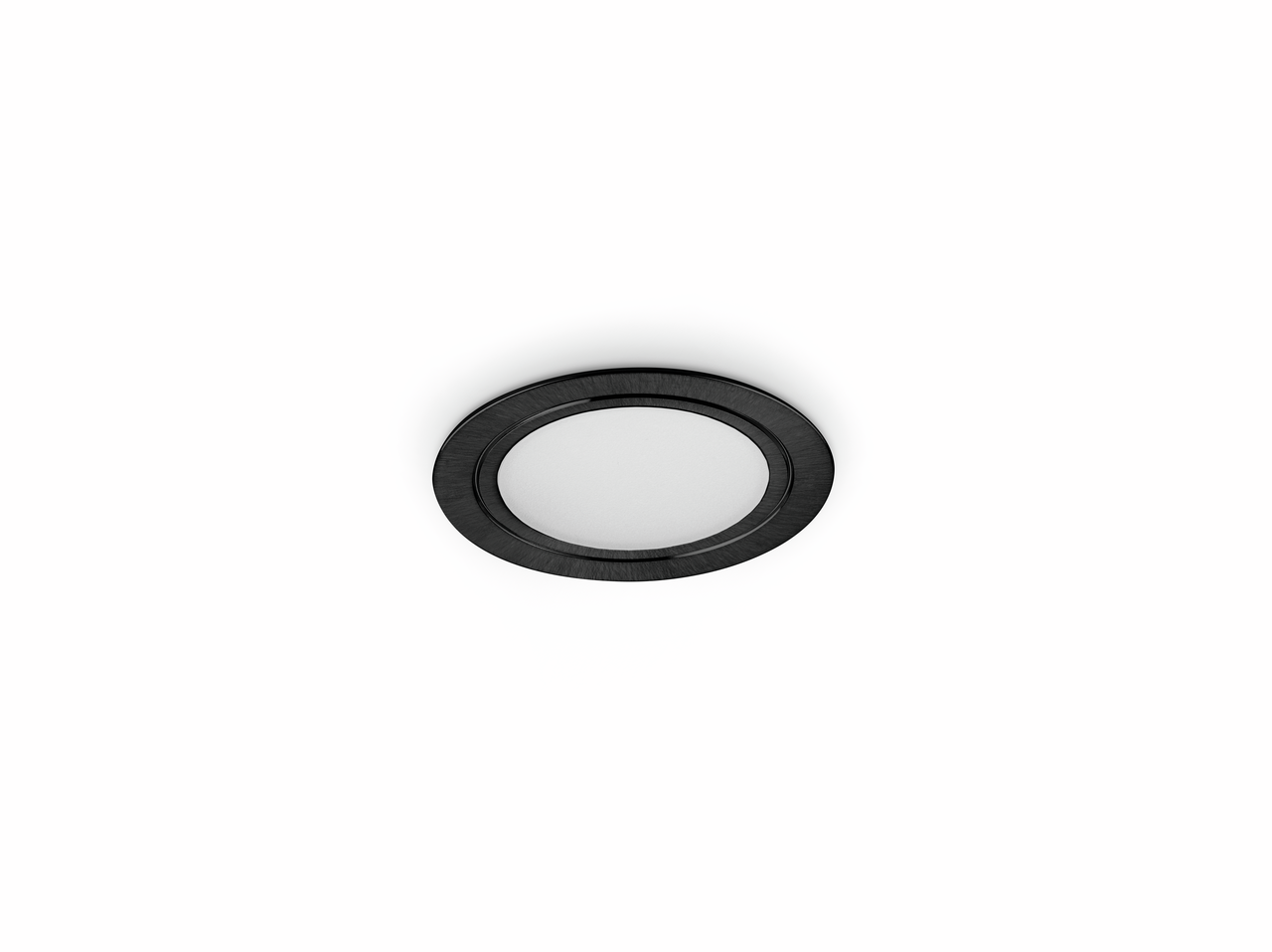 Anelli LED changement de couleurs 1, luminaire individuel sans interrupteur, noir mat Anelli LED changement de couleurs 1, luminaire individuel sans interrupteur, noir mat