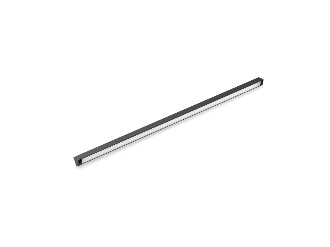 Cubo lot de éclairage pour paroi arrière, avec une paroi arrière Cubo de 900, noir mat