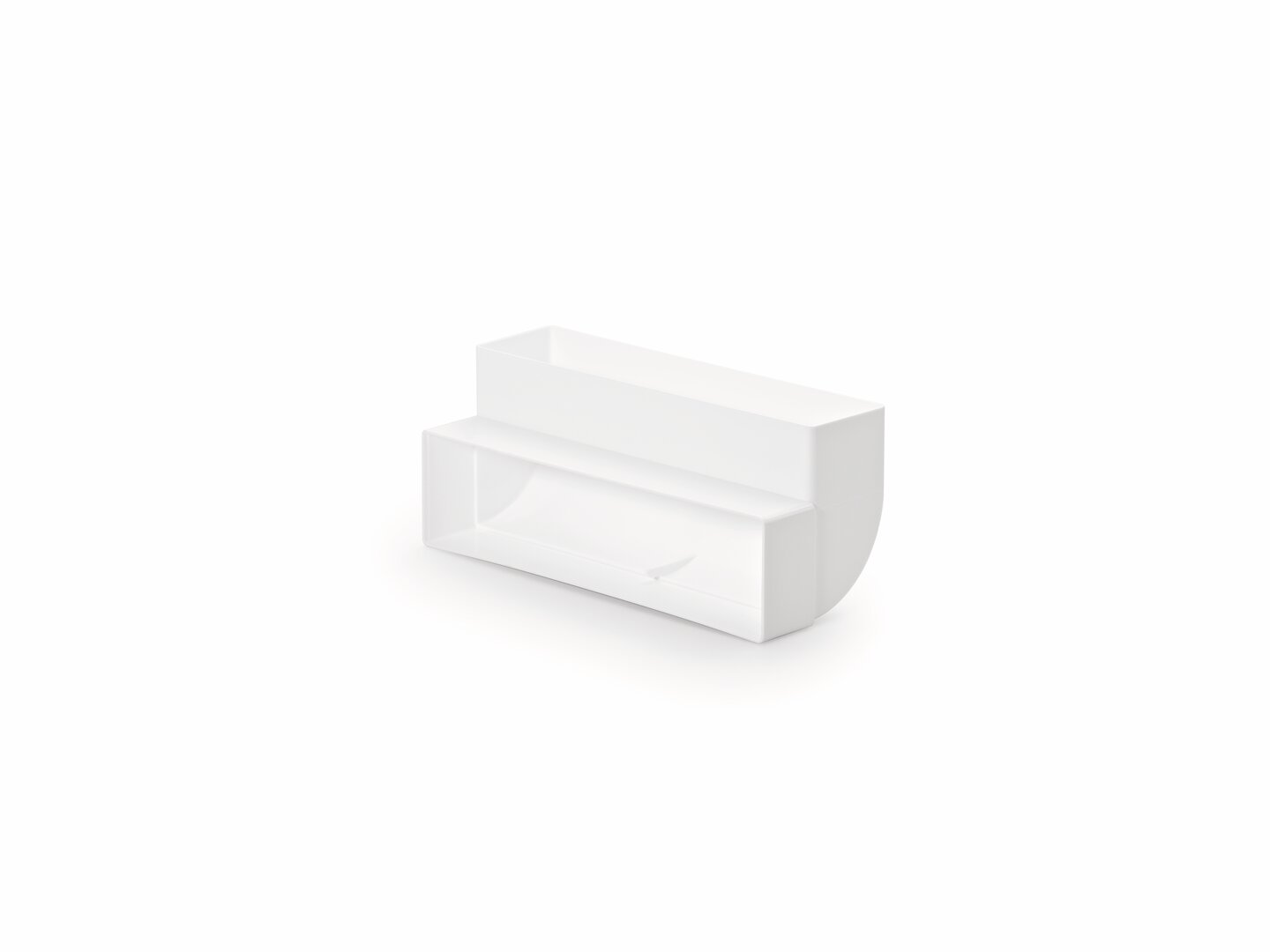  T-RBV 1 system 125 wide duct bend, white