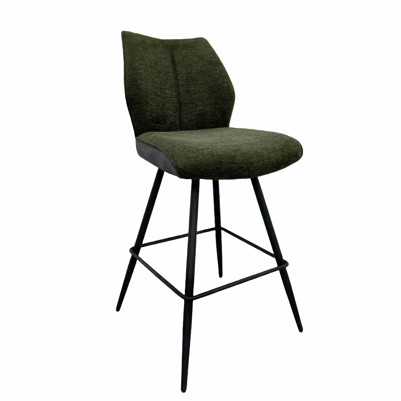 Stella 2S, châssis noir mat, rigide, housse verte