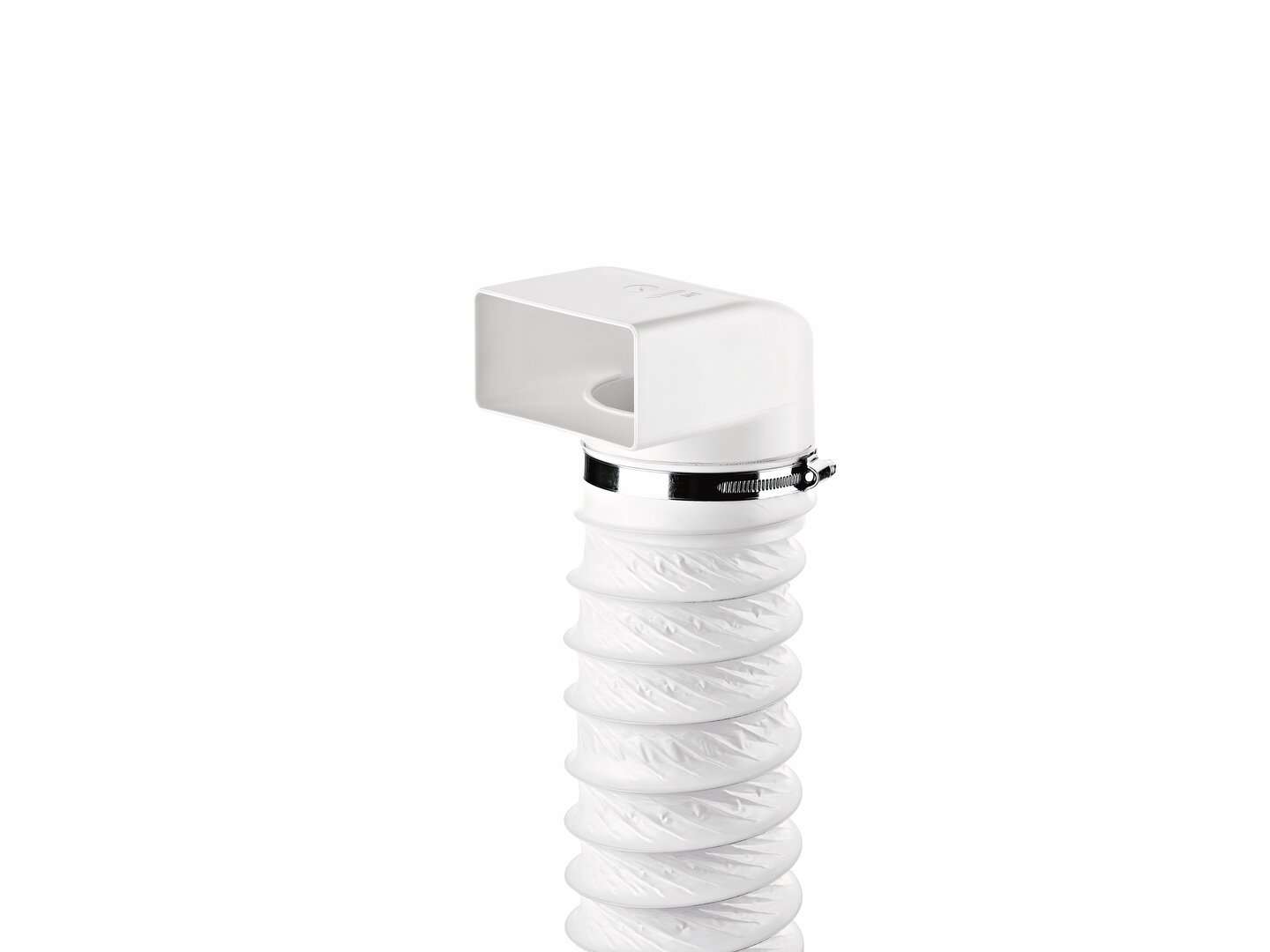 N-URX 100 Umlenkstück 90° mit Flexkanal, L 1000 mm, weiß