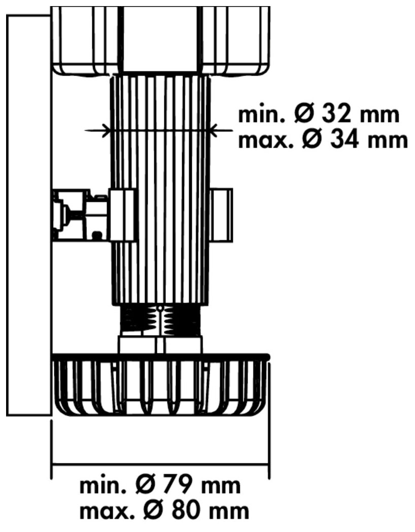 Bracket for base mounting, galvanized