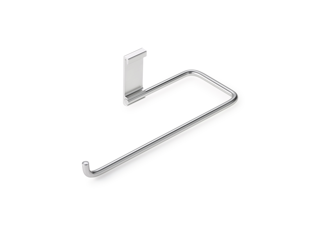 Alto paper roll holder open, stainless steel coloured