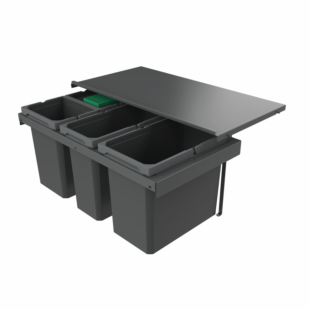 Cox Stand-UP® 350 S/800-4, mit Biodeckel, anthrazit, H 350 mm