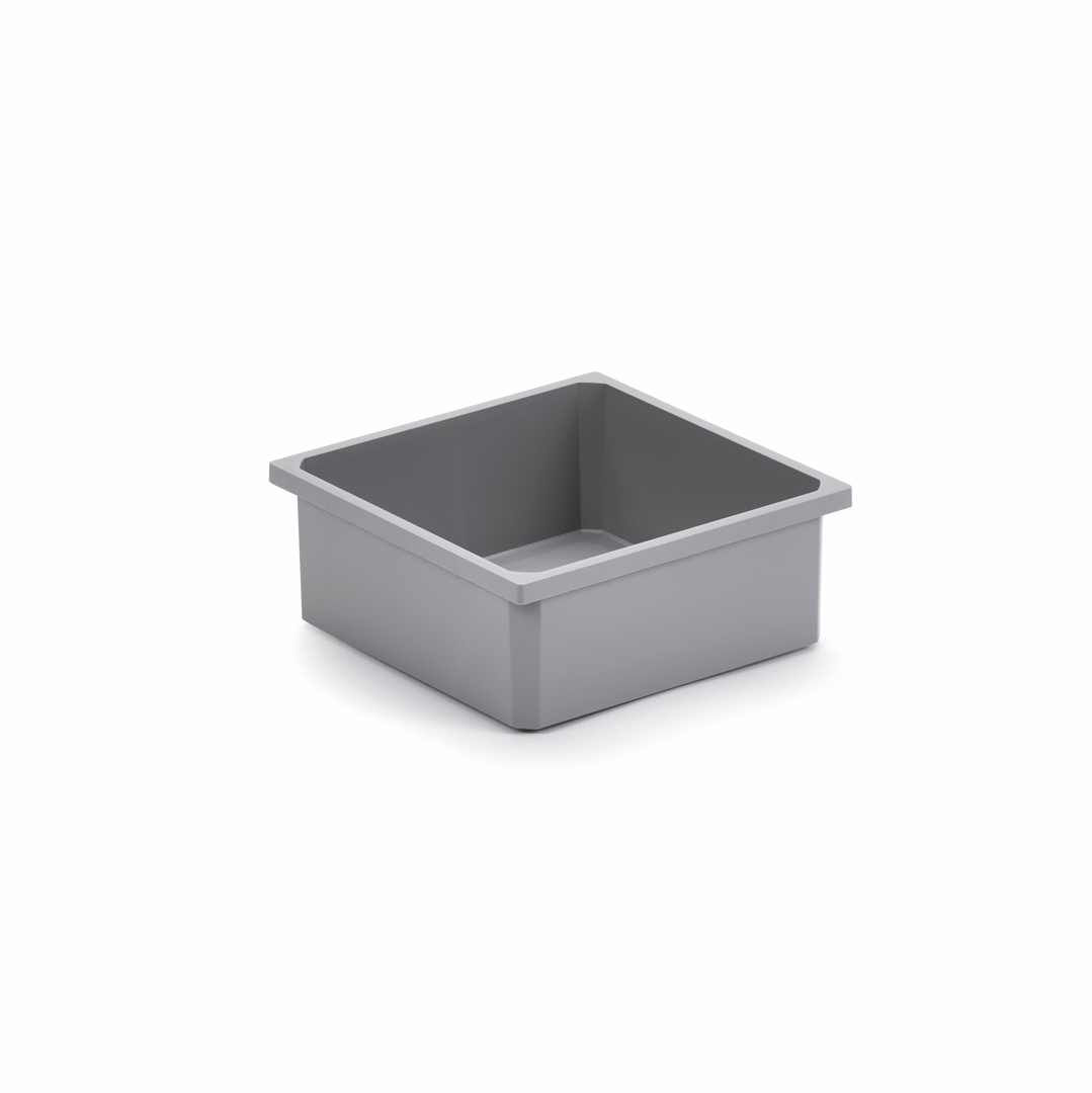 Boîte de rangement, gris foncé, 2,7 litres