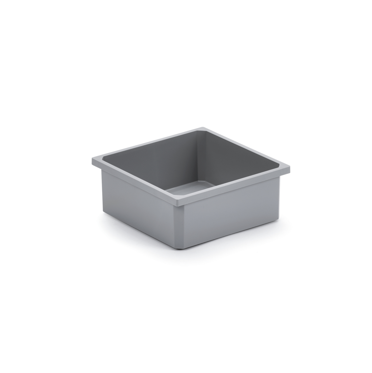 Storage box, dark grey, 2.7 liters