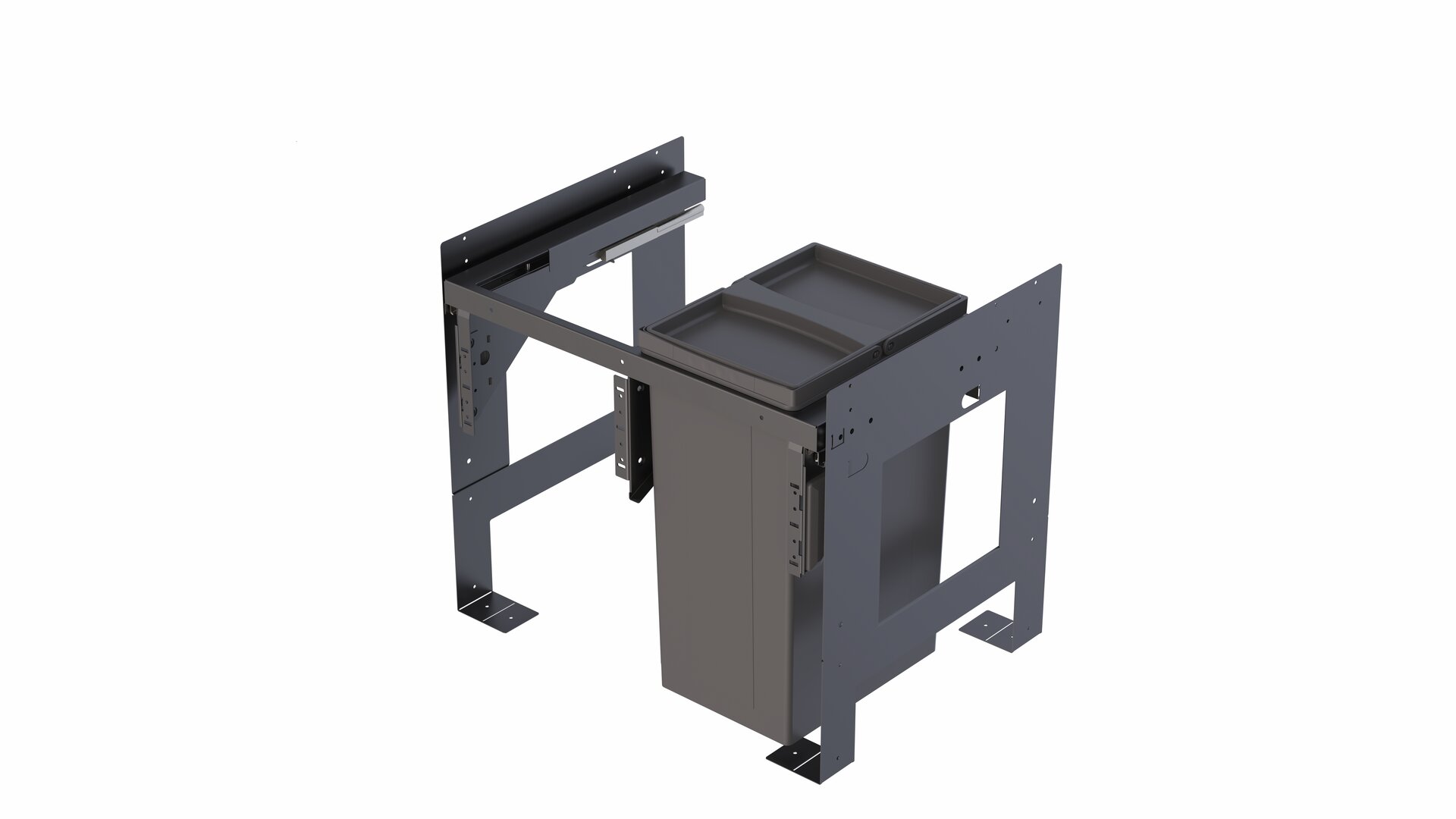 WESCO® Pullboy Soft Fusion® 480 K/600-1, anthrazit, Einbau rechts