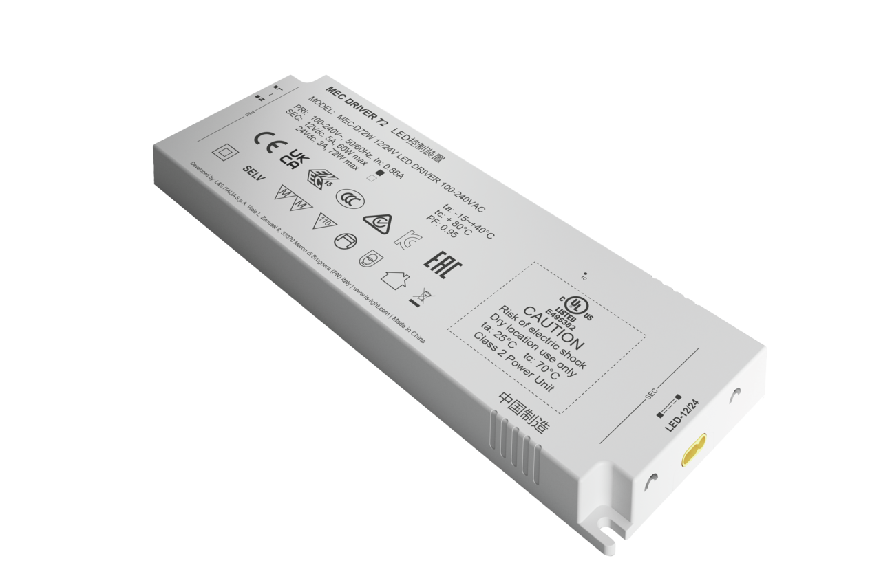 MEC Driver LED converter, 60/72 W, 12/24 V MEC Driver LED converter, 60/72 W, 12/24 V
