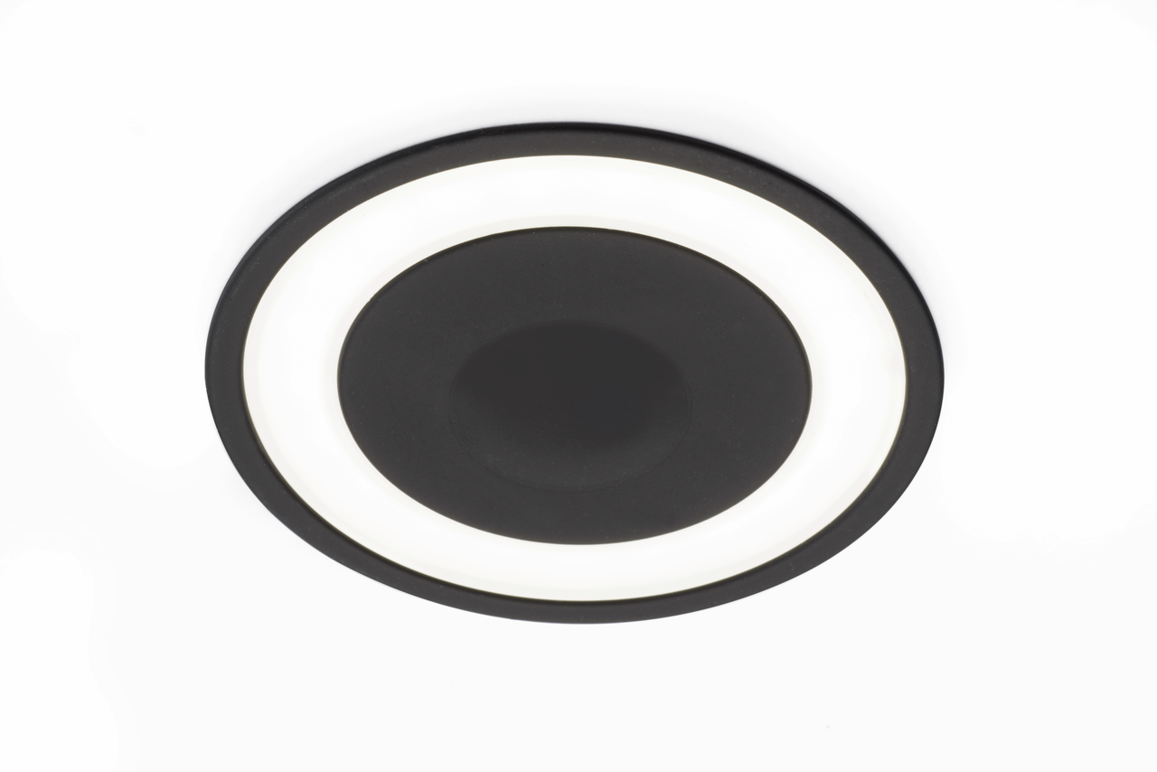 Kronos 2 kleurwissel LED, afzonderlijke lamp met LED Touch s. d., zwart mat