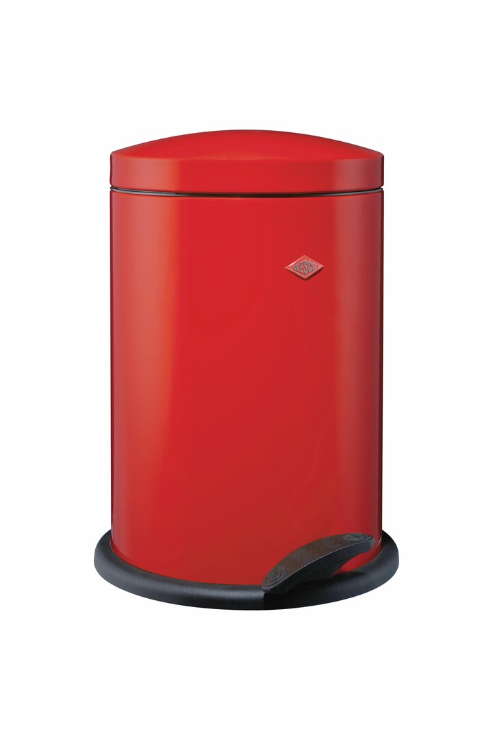 WESCO® Poubelle à pédale 116, rouge
