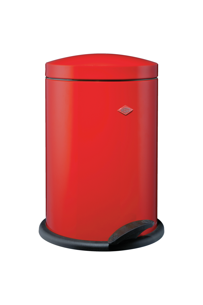 WESCO® Poubelle à pédale 116, rouge WESCO® Poubelle à pédale 116, rouge