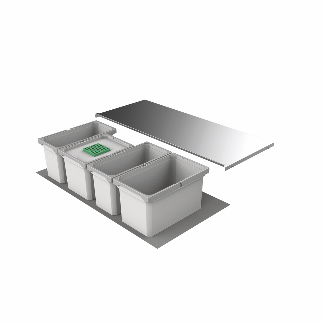  Cox® Box 235 S/1000-4 Bio, lichtgrijs