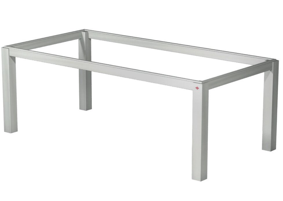 WESCO® Tischgestell 2/TG120, edelstahlfarbig gebürstet