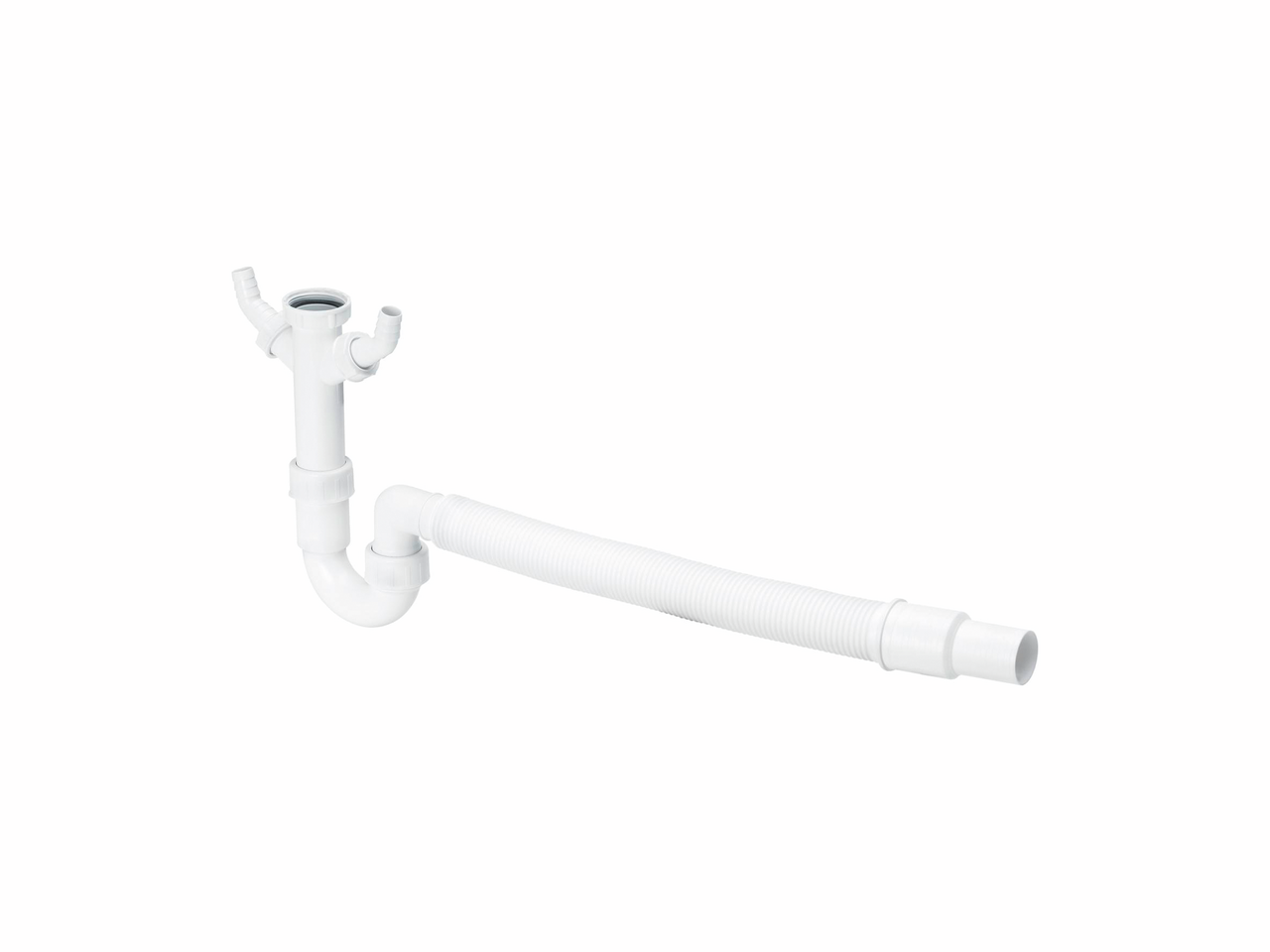 Odour trap 2, flexible, Connecting sleeve Ø 40/50 mm