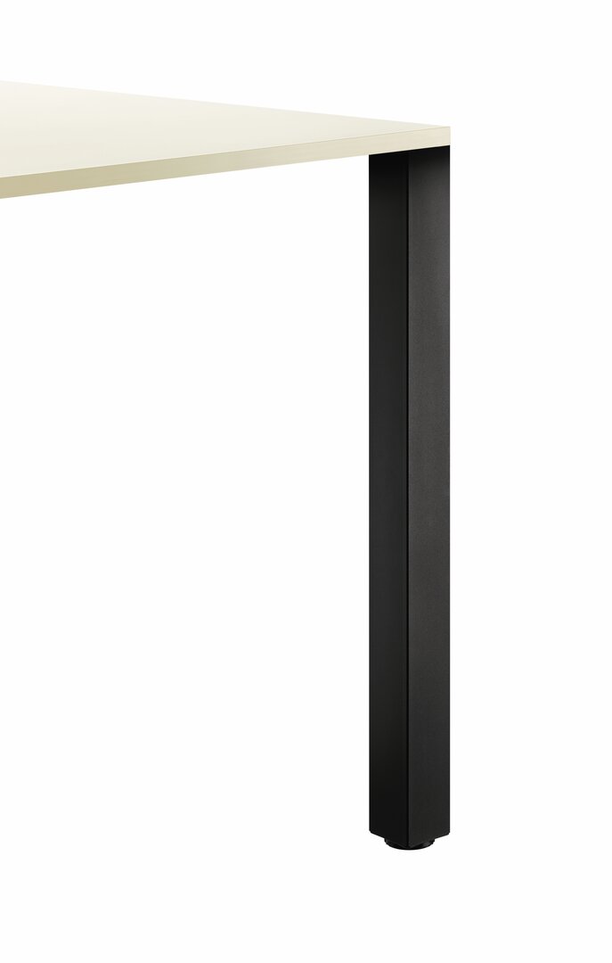 Quadra, schwarz matt geperlt, H 1100 mm