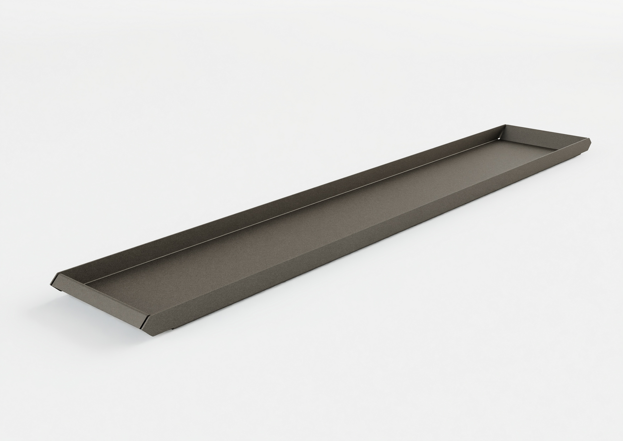 Ordana Tablett 1-reihig, 19 x 740 x 126 mm (H x B x T)