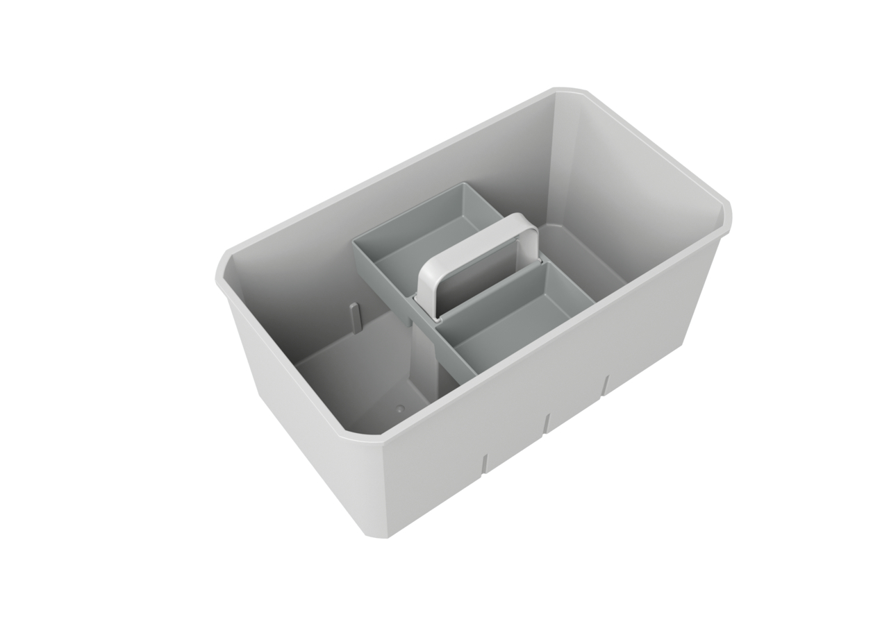 Cox Work® Concrete, set-1, incl. box voor kleine dingetjes