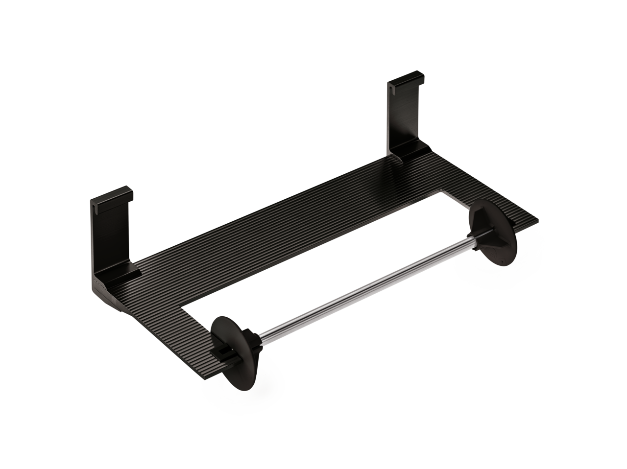 Alto paper roll holder closed, black matt