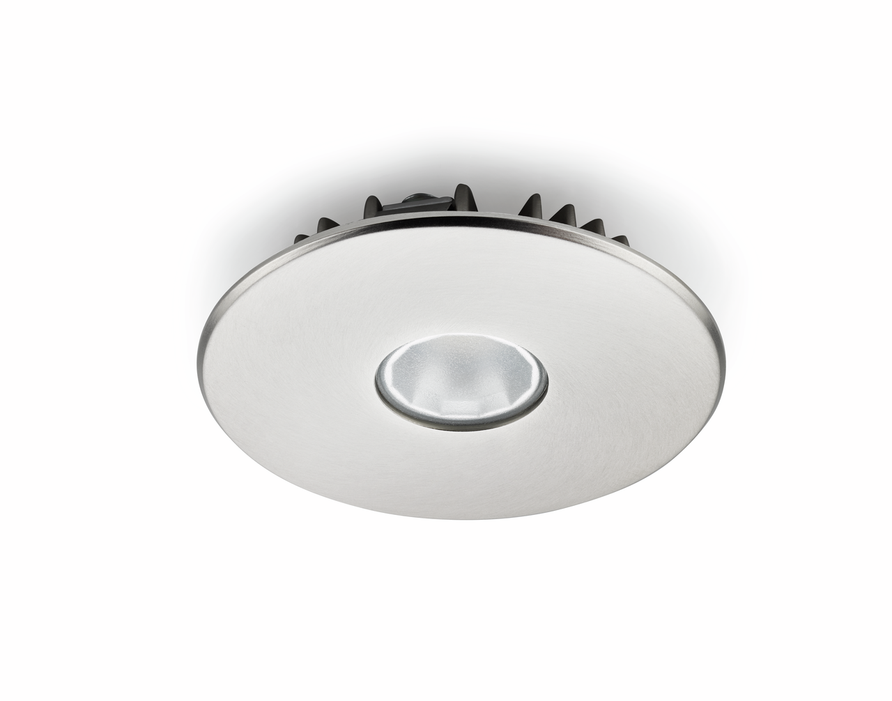 Riflettore Farbwechsel LED, Einzelleuchte ohne Schalter, edelstahlfarbig
