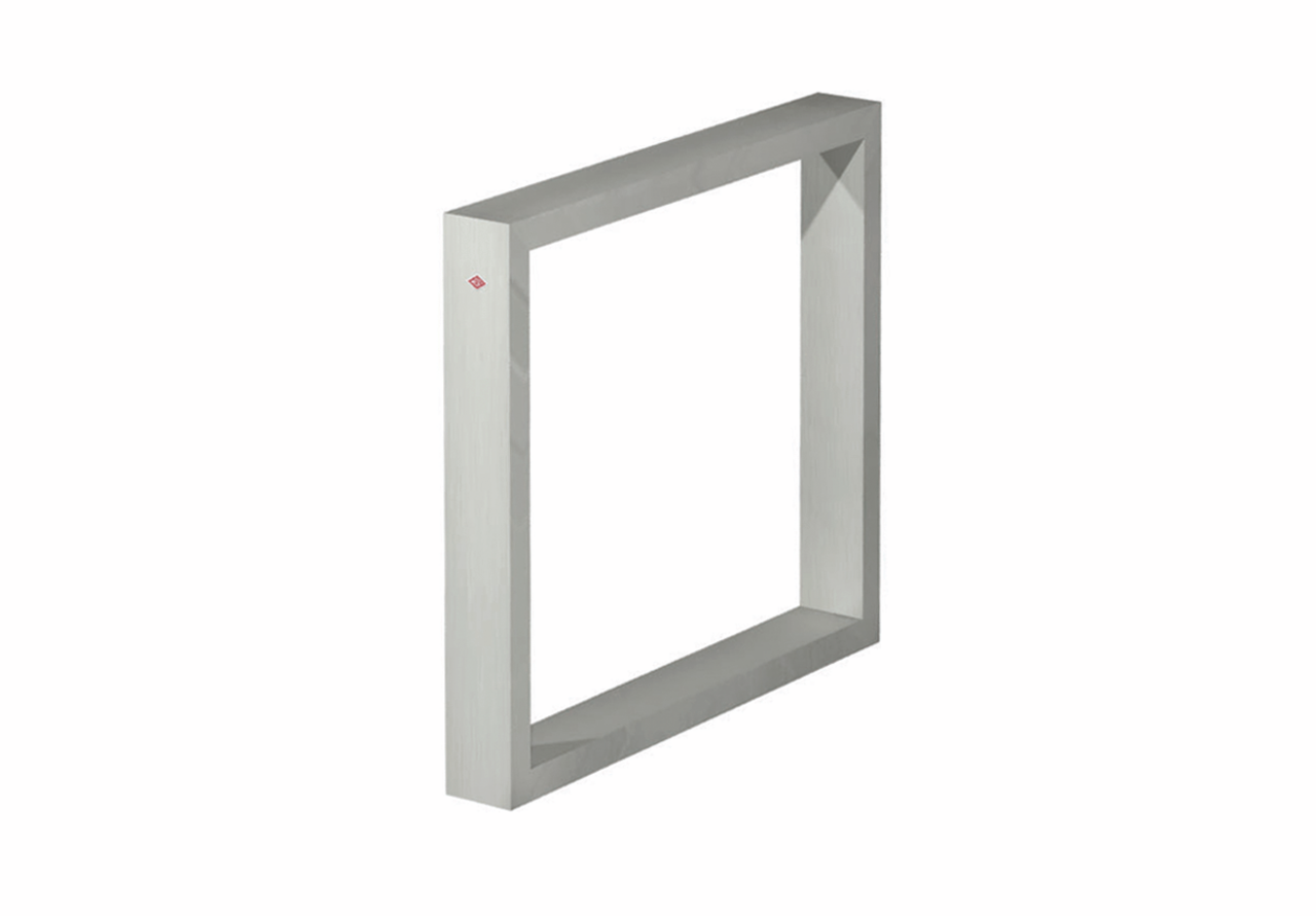 WESCO® Piètement de table ATG65, couleur acier inox brossé